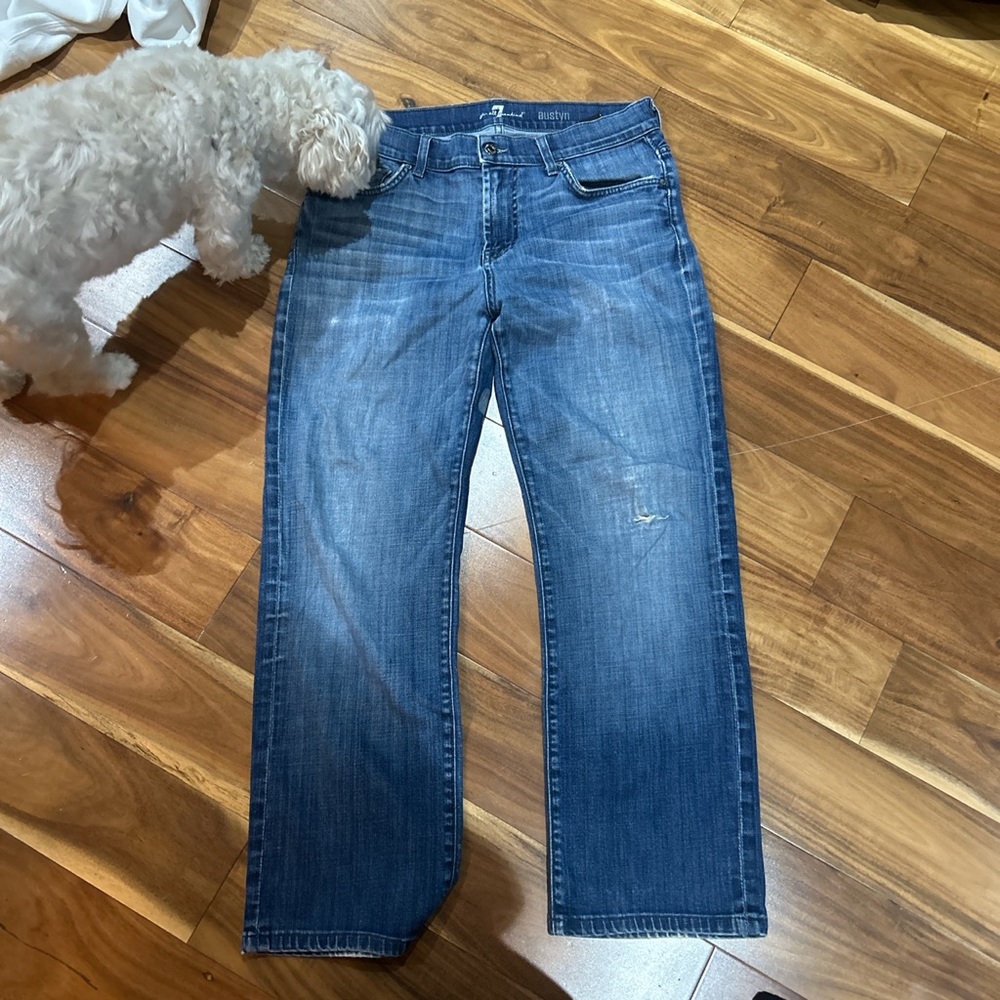 cool design and wash jeans 34x30